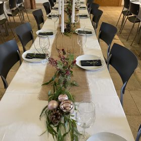 Weihnachtsfeier Saal
