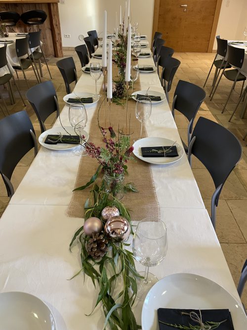 Weihnachtsfeier Saal